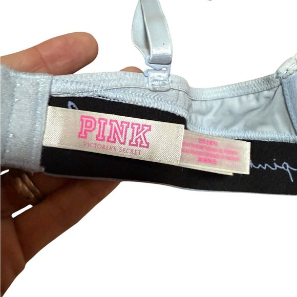 Victoria’s Secret PINK Women’s 32B Gray Padded Underwire Push-Up Bra - Picture 8 of 10